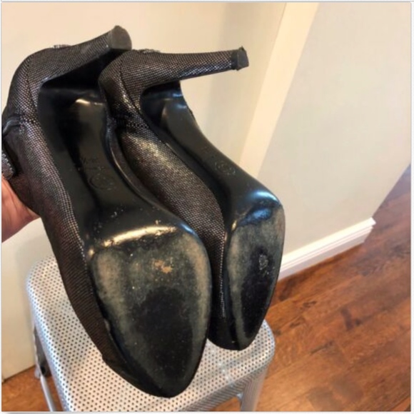 CHANEL Leather Stingray Effect Iridescent SZ 36.5 - Picture 2 of 8